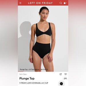 Left On Friday Plunge Top